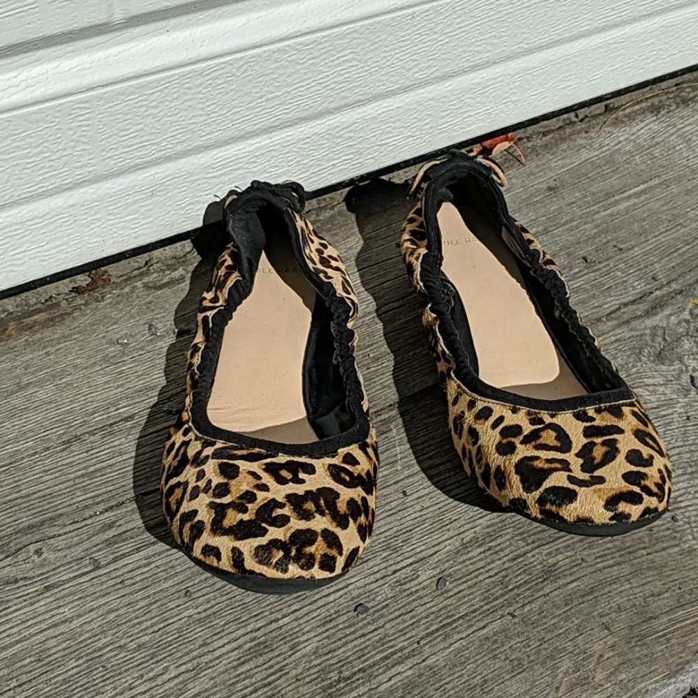🔥LAST CHANCE🔥Cole Haan Leopard Ballet Flats